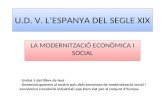 LA MODERNITZACIÓ ECONÒMICA I SOCIAL D'ESPANYA AL SEGLE XIX