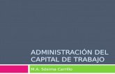 Administración de Capital de Trabajo
