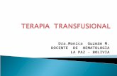 Terapia  transfusional