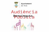 Presentació Power Point d'Alcaldia a la Audiència pública de juny de 2013