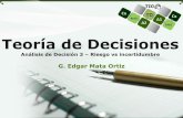 Decision theory - Decision Analyisis 3