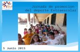 Jesuitinas: Promoción del Deporte Extraescolar curso 2015-16