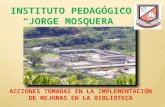 Servicios Instituto Pedagógico Jorge Mosquera