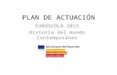 Plan de actuación Equipo Europeace. Euroscola 2015