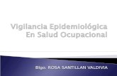Exposicion vigilancia epdemiologica salud ocupacional
