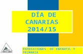 Día de Canarias- Infantil y Primaria