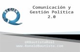 Comunicación y Gestión Política 2.0