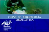 Curso Arqueología Subacuática NAS