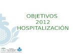Presentación Objetivos enfermería de hospitalización