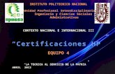 Certificaciones hp
