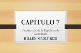 Capítulo 7 constitución de guatemala
