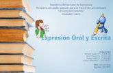 Expresión Oral y Escrita - UNY 2013-3