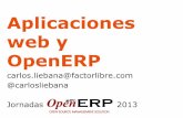 Aplicaciones web y OpenERP | Factor Libre