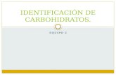 Identificación de carbohidratos