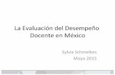 La evaluación del desempeño docente en México