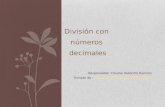 División con números decimales _ Claudia Vallecillo