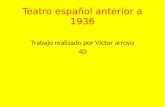 Teatro español anterior a 1936 victor  linguistico