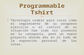 Programmable tshirt