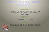 Autobilbiografia  Alexander González 1° b
