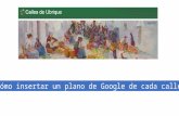 Como insertar un plano de google en la wiki calles de ubrique