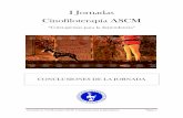 Conclusiones I jornadas Cinofiloterapia ASCM