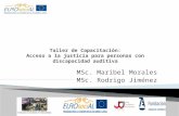 Presentación del Curso " Acceso a la justicia de las personas con discapacidad auditiva" / Maribel Morales y Rodrigo Jiménez (Costa Rica) - EUROsociAL