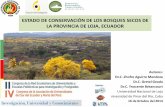 Estado de conservación de los bosques secos de la provincia de loja