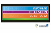 Informe de Gestión Legislatura RN 2011-2012