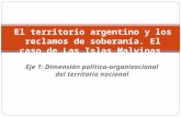 El territorio argentino y lo reclamos de soberanía