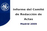 Informe Actas Junio 09