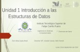 Unidad 1 introducción a las estructuras de datos