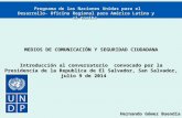 Medios de comunicación y seguridad ciudadana. El caso de El Salvador