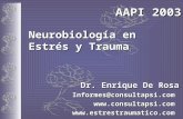 Neurobiologia en estres y trauma