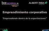 "Emprendimiento corporativo" #BizBarcelona 2015