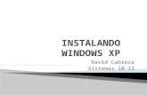 Instalando windows xp