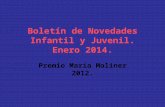 Novedades Premio María Moliner 2014. Biblioteca Montoro.