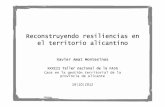 Recostruyendo resiliencias en el territorio alicantino