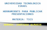 Publicar presentaciones-Santiago Alpusig