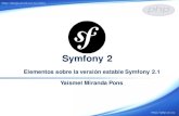 Elementos sobre Symfony 2.1