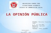 La opinión pública - Mariana Trujillo