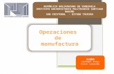 Presentacion  de procesos de manufactura alumno erick jauregui c.i 21.085.887
