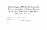 Trabajo practico : Historia de la moneda Argentina y del Banco Nación.