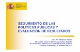 Seguimiento de las políticas publicas y evaluación por resultados
