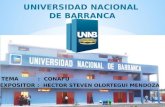 CONAFU - UNIVERSIDAD NACIONAL DE BARRANCA
