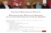 Asesoría de Prensa Cidecot - Presentación Proyecto Vadinia-San Froilán en la Casa Regional de León en Madrid