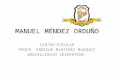 MANUEL MÉNDEZ ORDUÑO