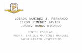 LOZADA RAMÍREZ J. FERNANDO, CERÓN JIMÉNEZ JAVIER, JUÁREZ RAMOS RICARDO