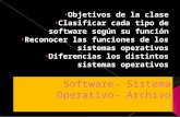 Software  sistema operativo- archivo