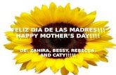 Feliz dia de las madres!!!