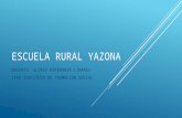Escuela rural yazona